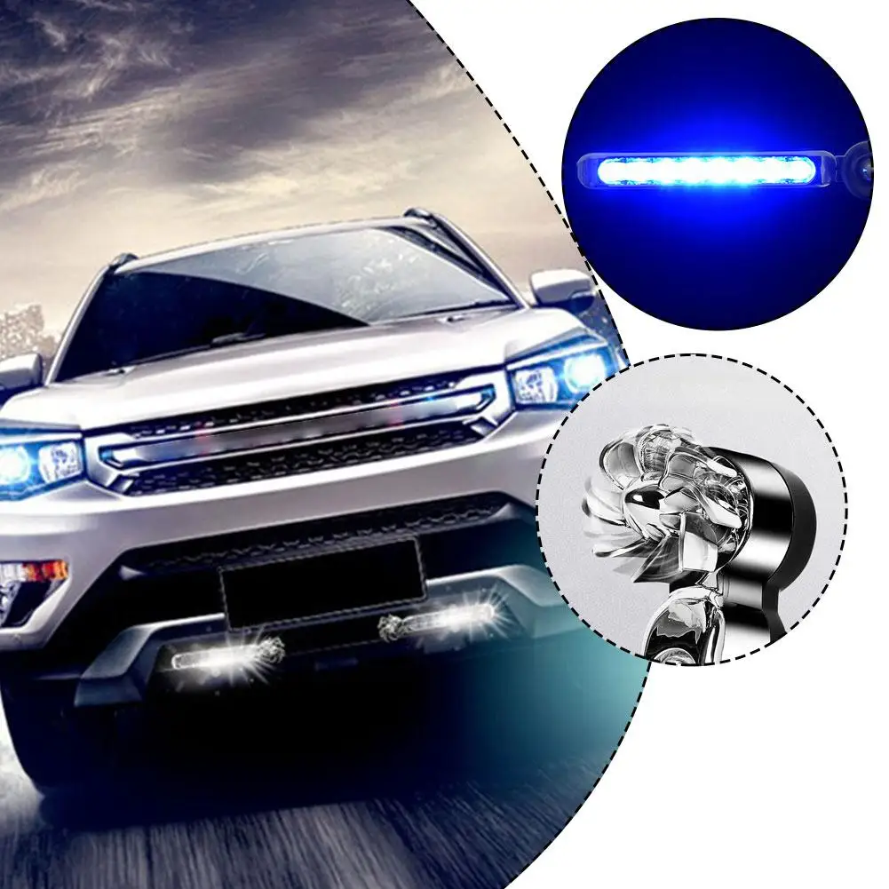 

Car Grille Light LED Wind Powered Daytime Running Light Light Decoration Light Installation Free Front Powered Wind Auxilia A2L3