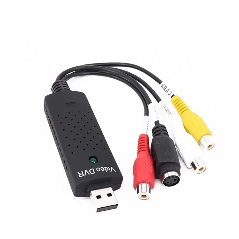 Hot selling! Arrival USB 2.0 Easycap Capture 4 Channel Video TV DVD VHS Audio PC Capture Adapter Card TV Video DVR Converter