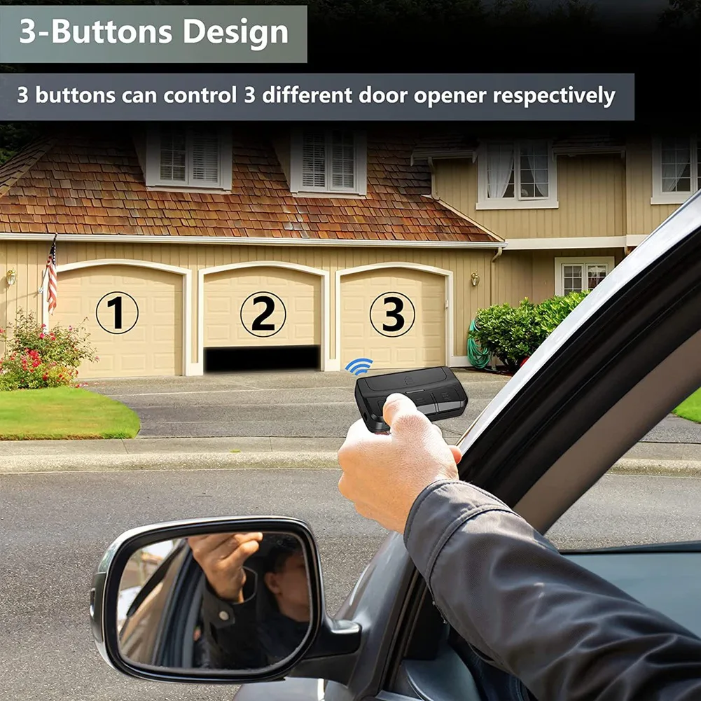 AU47-280MHz-868MHz Remote Control Garage Door Opener Multi Frequency Code Garage Remote Control Duplicator Transmitter
