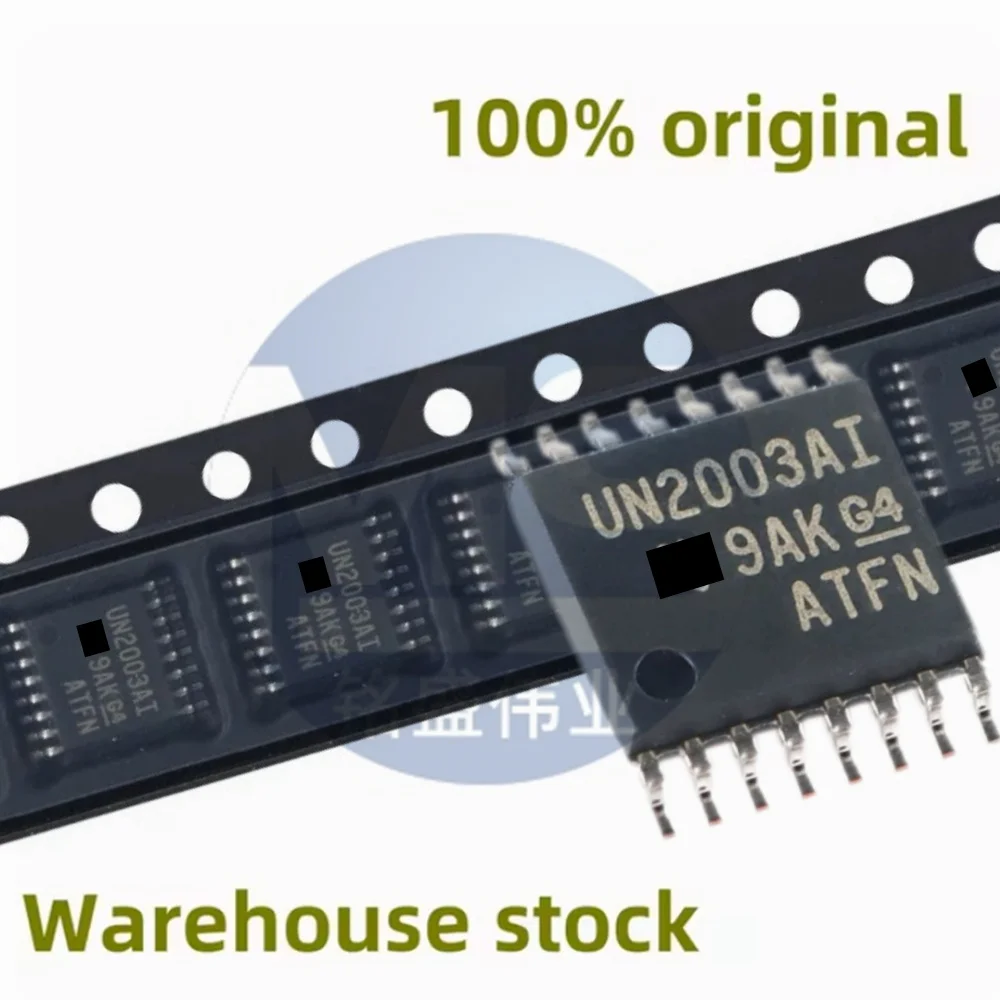 20PCS 100% new ULN2003AIPWR ULN2003AI TSSOP-16 7-channel Darlington transistor array chip spot direct sale