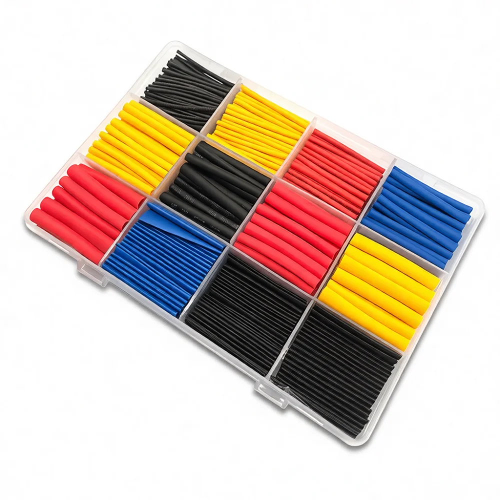 Electrical Insulation Heat Shrink Tubing Cable Sleeve Protector Connector Wrap For Home Wire Repairing Setup