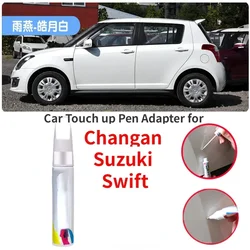 Car Touch up Pen Adapter for Changan Suzuki Swift Dazzling Orange Paint Fixer Moon White Car Paint Repair Scratch Fabulous Repai