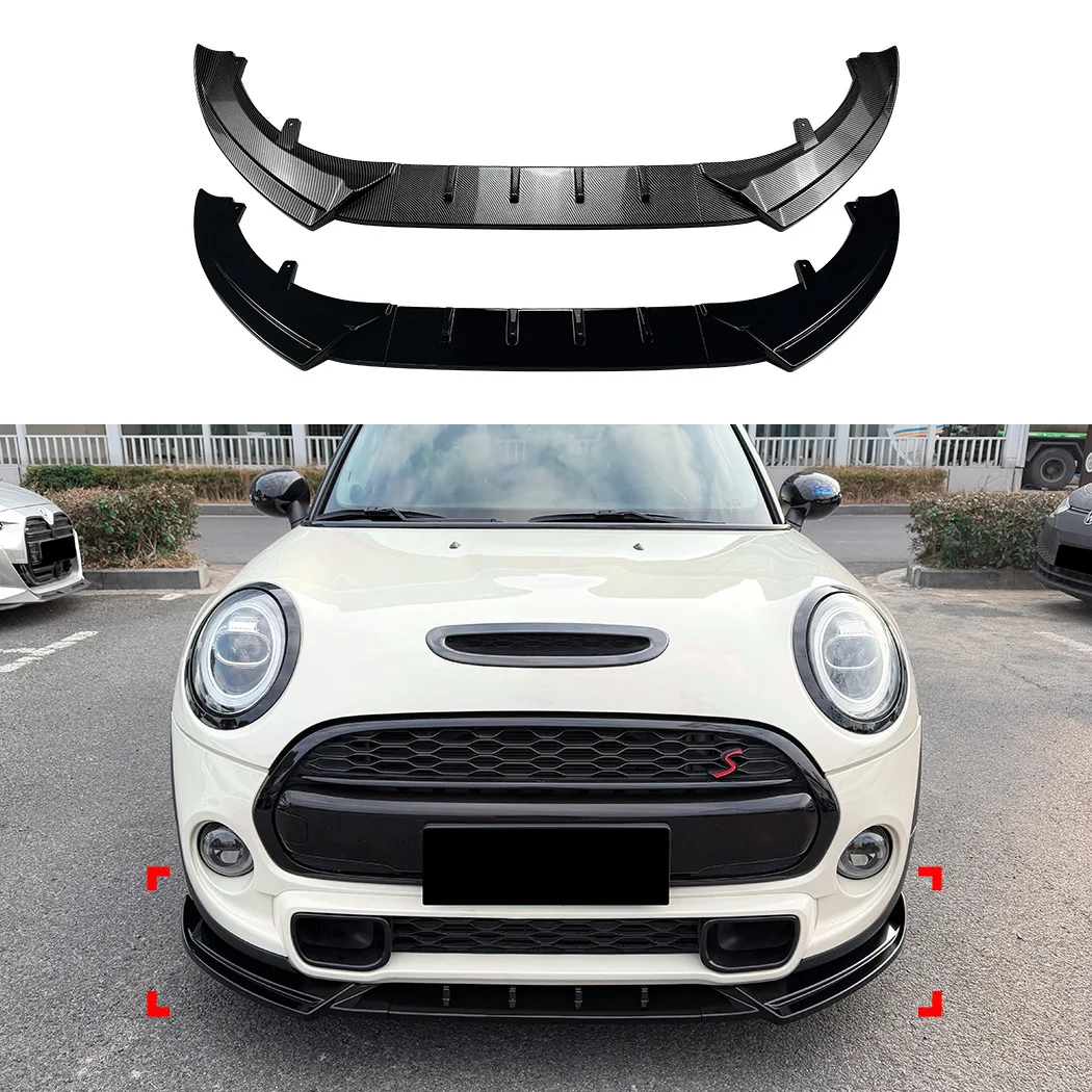 

Suitable for Mini Cooper S JCW F55 F56 F57 Front lip front spatula spoiler surround modification