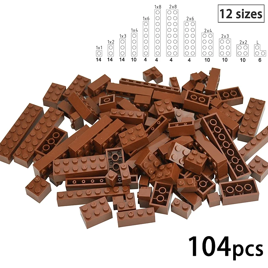 DIY Bausteine Ziegel 2x2 Punkte dicke Figuren Größe 2*2 Punkte kompatibel mit 3003 pädagogischen kreativen Spielzeug für Kinder