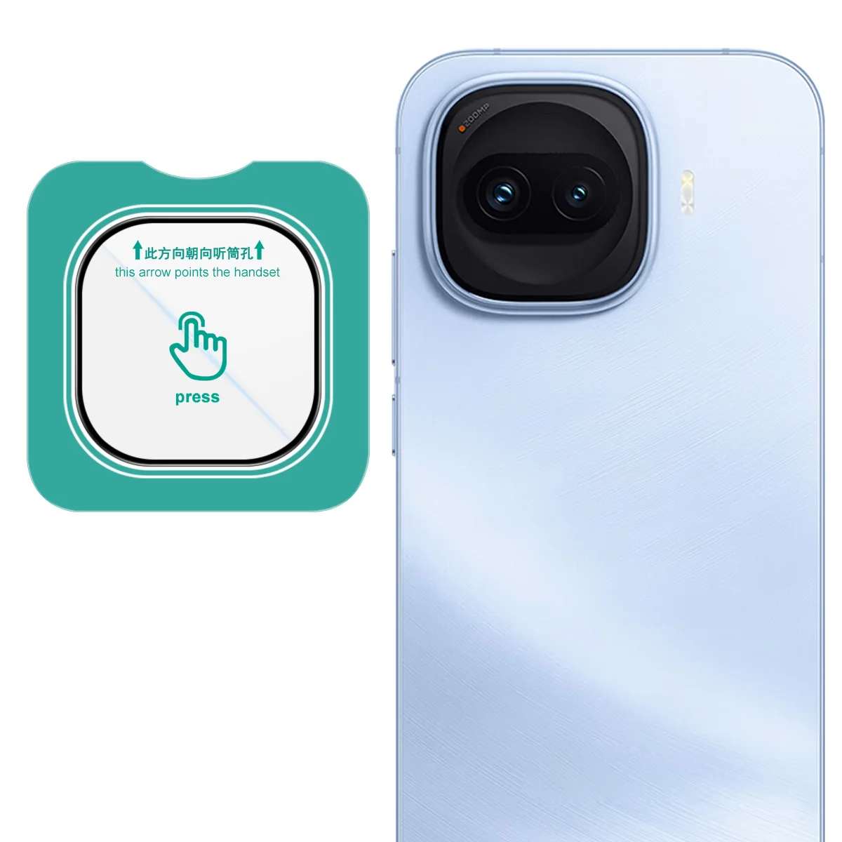 

IMAK Lens Glass for iQOO Z11 Turbo 5G Camera Protector Film Self-positioning