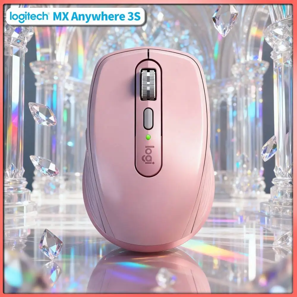 Wireless MX Anywhere 3S Mouse - 8K DPI, Compact Durable Build, Silent Click, Ideal for Small Florist Shop Admin Office Task