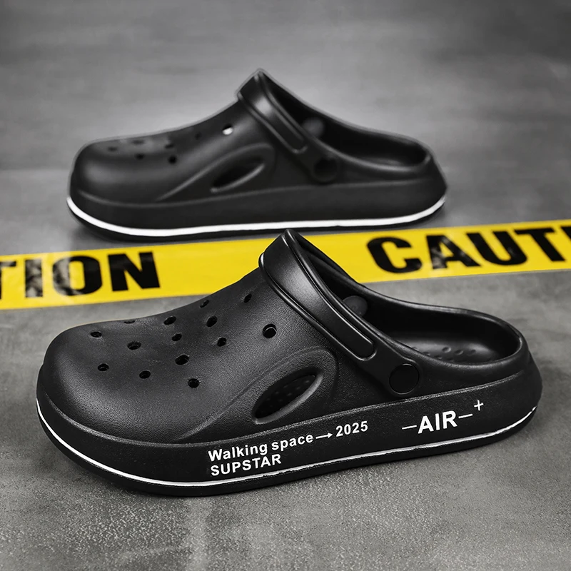 

Men's Summer Breathable Outdoor Thick - soled Non - slip Hollowed - out Casual Beach Sandals for Outerwear