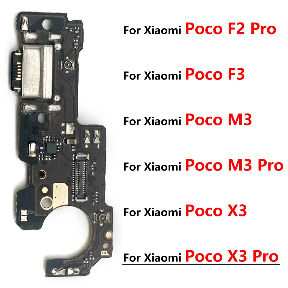 Port szybkiego ładowania USB Flex dla Xiaomi Poco X3 X5 X4 Pro 5G F3 F4 GT Port ładowarki Złącze dokujące Płytka mikrofonu Elastyczny kabel