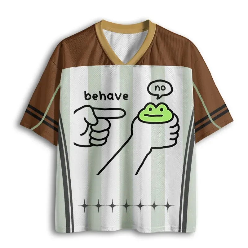 Sommerlicher Verkaufsschlager: Retro Spaßiges Abstraktes Muster V-Ausschnitt Y2K Mode-T-Shirt für Erwachsene und Kinder, Übergröße, Lässiges Sport-T-Shirt