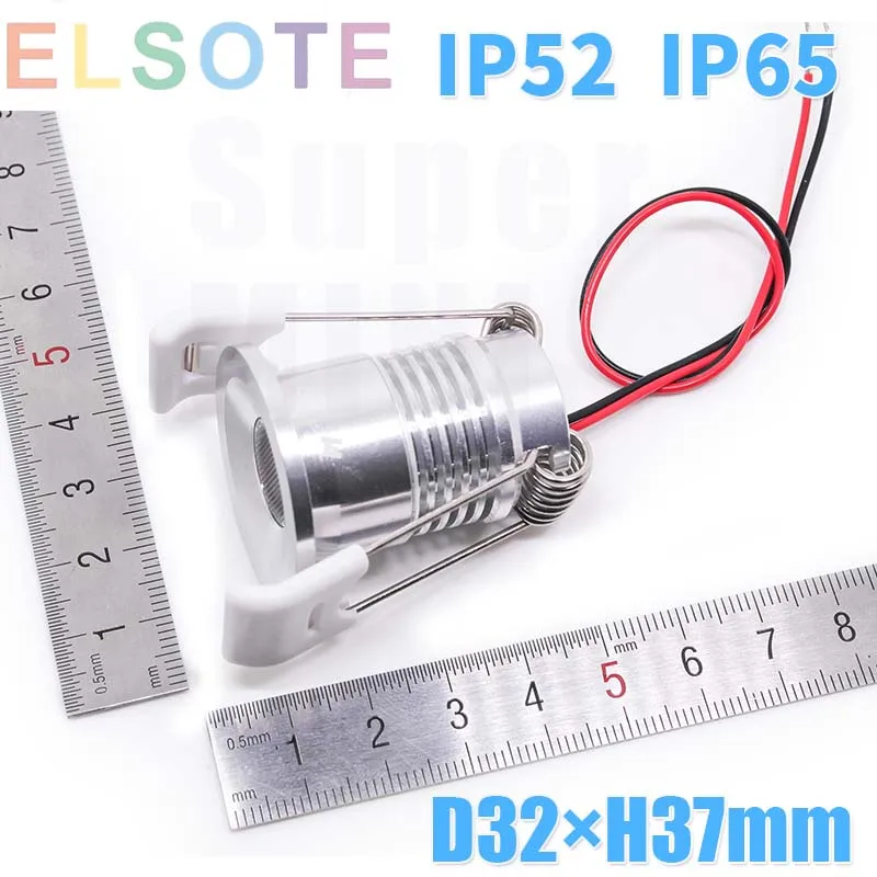 ELSOTE-Suana Mini recesso LED holofotes, caminho impermeável ao ar livre Downlight regulável, RGB RGBW, banheiro KTV banheiro, 3W, 12V