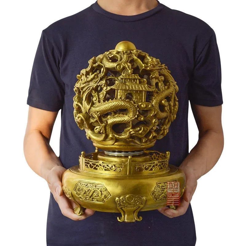 

32 см - талисман Bless Football Match Business GOOD luck FENG SHUI # Офис, домашний магазин, ВЕРХНЯЯ эффективная статуя QIAN KUN