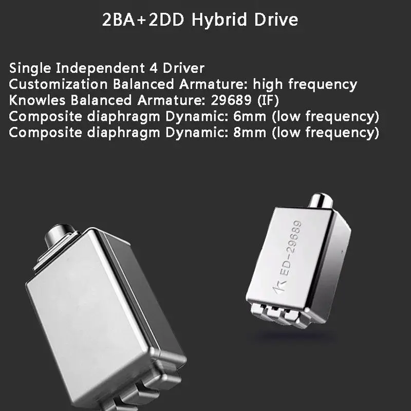 MAGAOSI DQ4 2BA + 2DD سماعة هجينة داخل الأذن Hifi مراقب DJ استوديو إلغاء الضوضاء سماعات أذن للموسيقى MMCX سماعات أذن عشاق الصوت