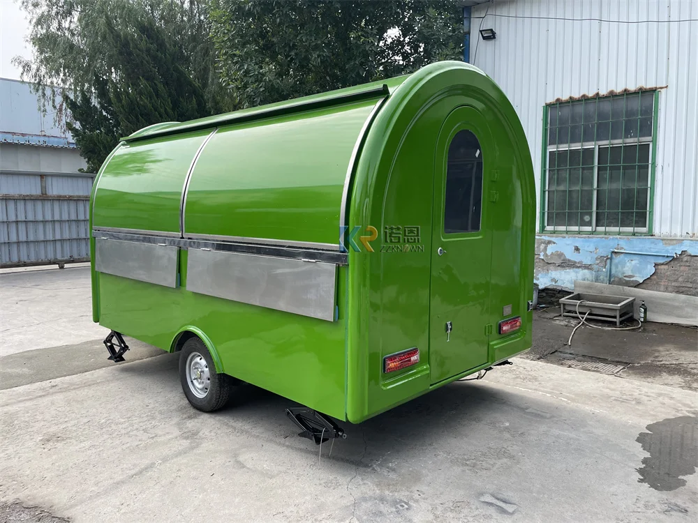 Carrello per gelato mobile per camion per alimenti personalizzato Carrello per hot dog concessione per ristorante di strada completamente attrezzato