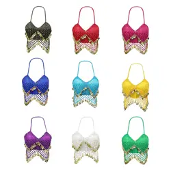 Sequin Crop Top Outfits Tank Top,for Festival Performance Nightclub Party Women