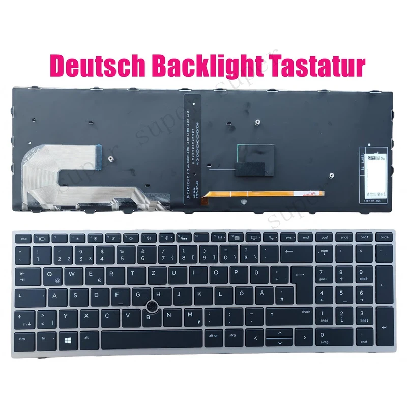 

SSS+ German Backlight Keyboard for HP EliteBook 755 G5/850 G5/850 G6 L29477-041