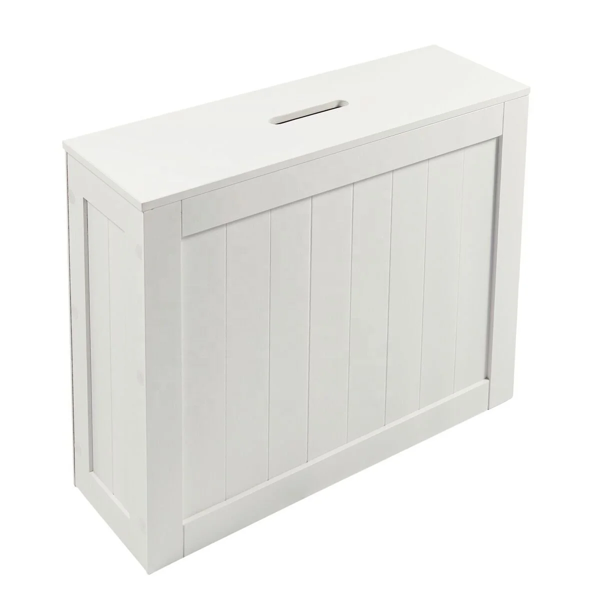 #￥Wooden Bathroom Storage Unit, Toilet Roll Paper Cabinet,Multi-Purpose Cleaning Tidy Box