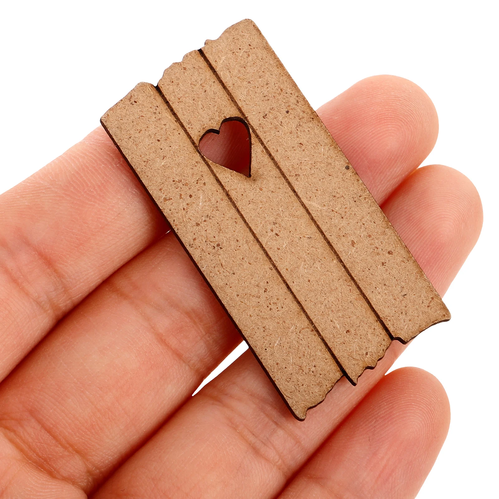 

24pcs Hollow Wooden Cutouts Unfinished Wood Slices Diy Craft Decoration Blank Pieces For Wedding Festival Cards Making