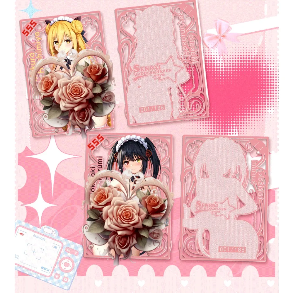 بطاقة مجموعة بيوتي كيس الرائعة على شكل أرنب فتاة إبداعية أنيمي آلهة طبعة محدودة بطاقة هدايا هواية عيد ميلاد للأولاد #5