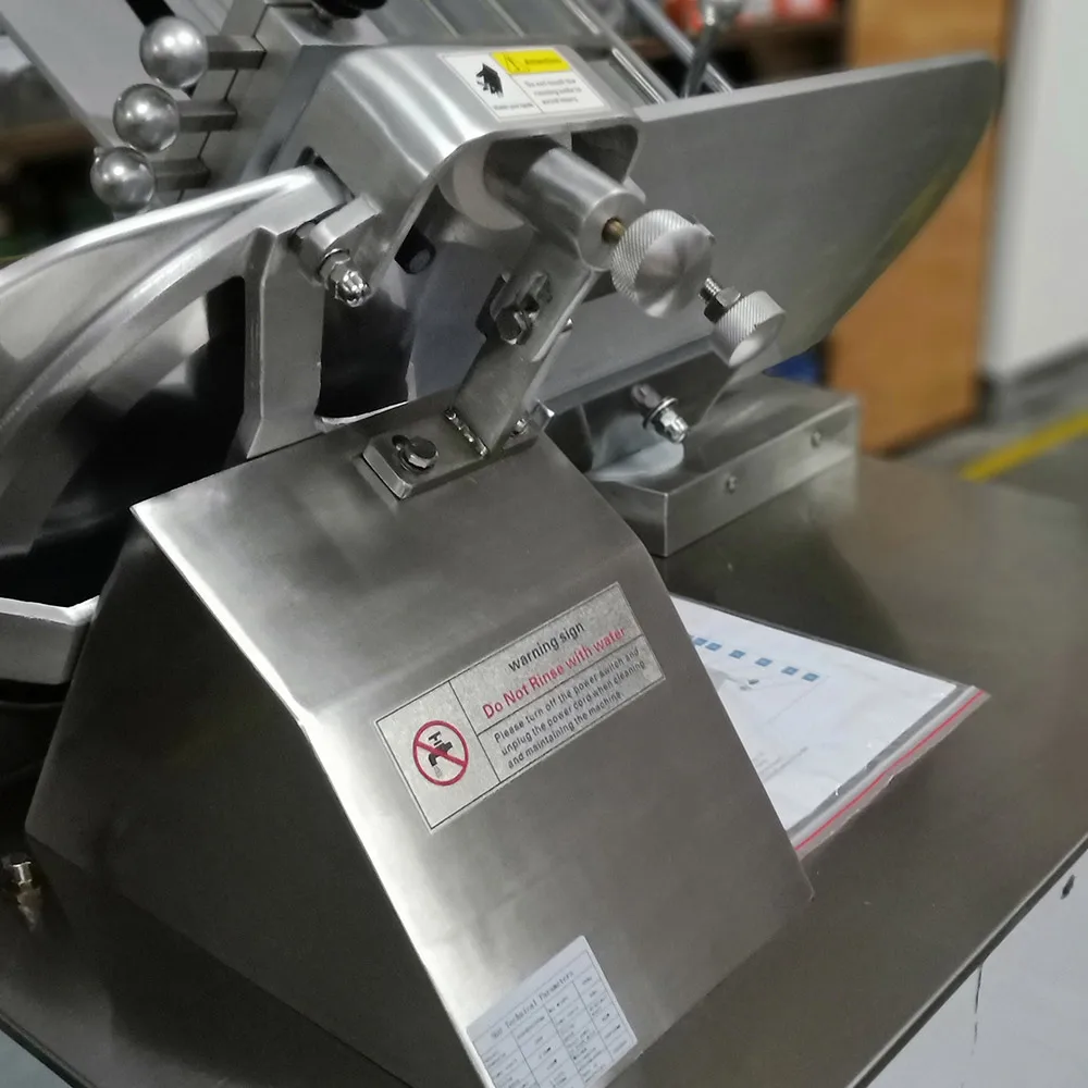 XEOLEO Commercial Meat Slicer 14 Inch Meat Slice Machine For Lamb Roll/beef Roll Frozen Meat Cutter New Product Provided