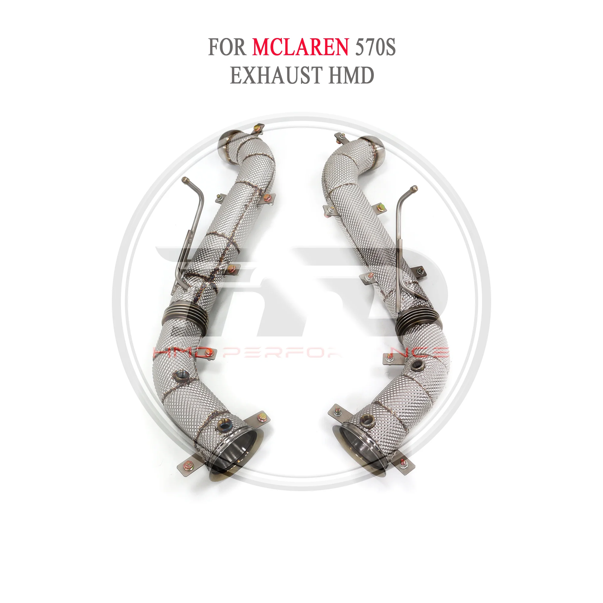 

HMD Downpipe for Mclaren 570S 3.8T Exhaust Systems Stainless Steel Header Performance High Flow Car Accessories