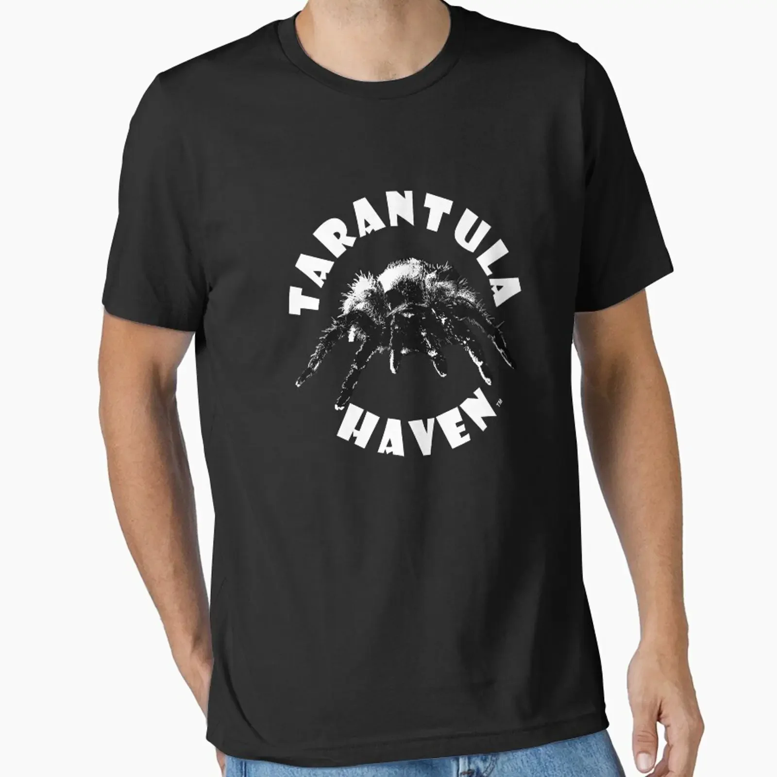 Sinister Design Dark BG Tarantula Haven designed and sold by tarantulahaven vintage Washed Top For Everyday Wear graphic