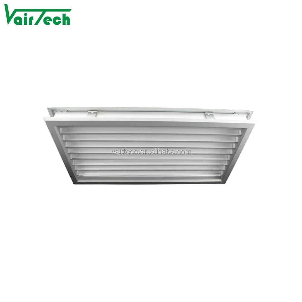 18x12inch(450x300mm)Decorative adjustable aluminum vent grille bathroom door ventilation
