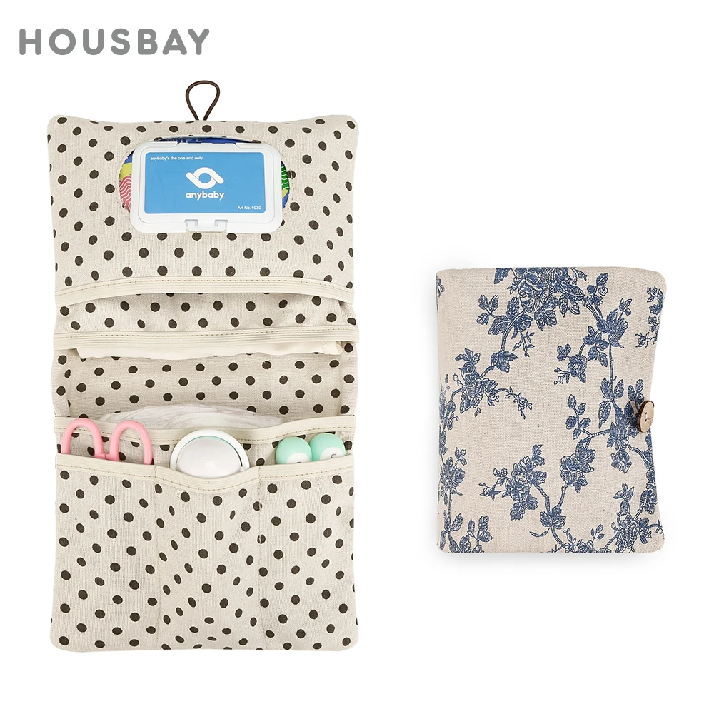 Baby Diaper Bag Portable Outside Travel Storage Bag Small Foldable Pouches Stroller Organizer Kids Wash Bag