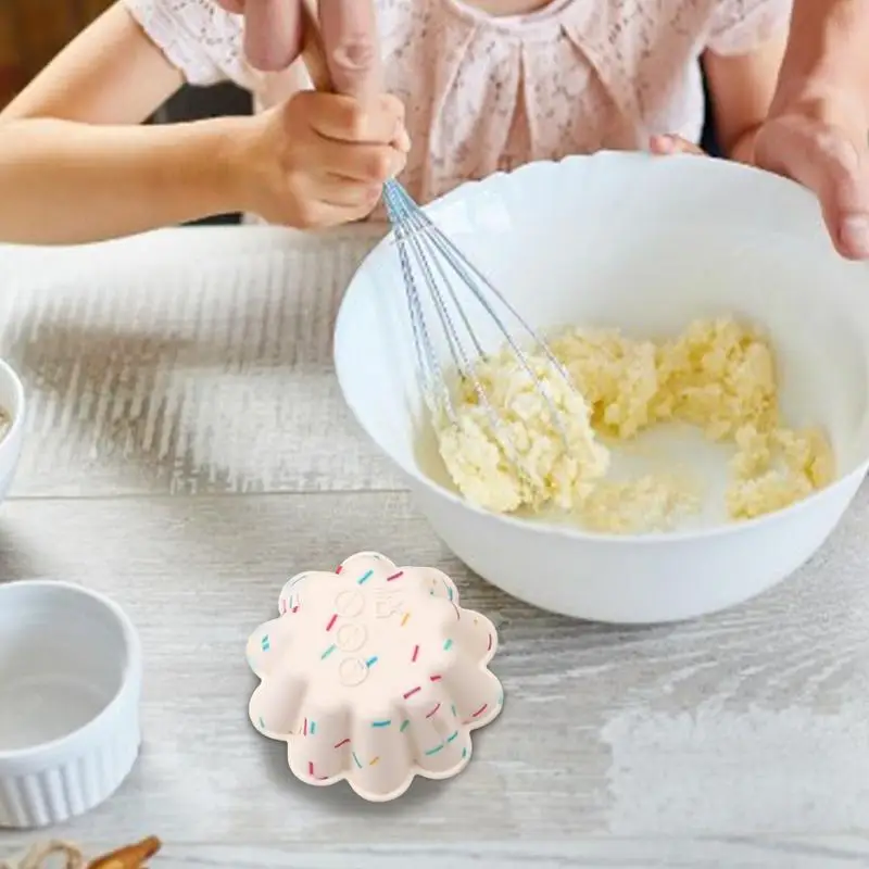 고온 내성 미니 실리콘 케이크 컵, 머핀 컵, 케이크 베이킹 몰드, 가정 주방 케이크 베이킹 장식 도구