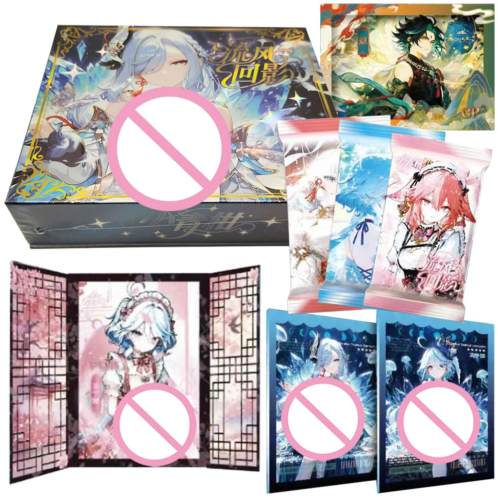 Genshin Impact Open World Battle Game Rare Card Players' Favorite Handsome Characters High Quality Card Toys Fun Festival Gifts