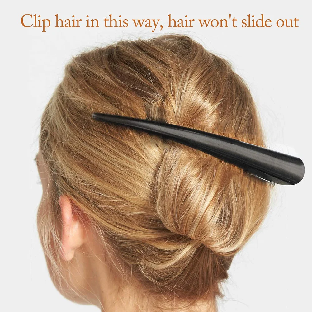 

12Pcs Professional Metal Hair Clips High Elasticity Spring Salon Styling Curling Straightening Sectioning Metal Hair Clips