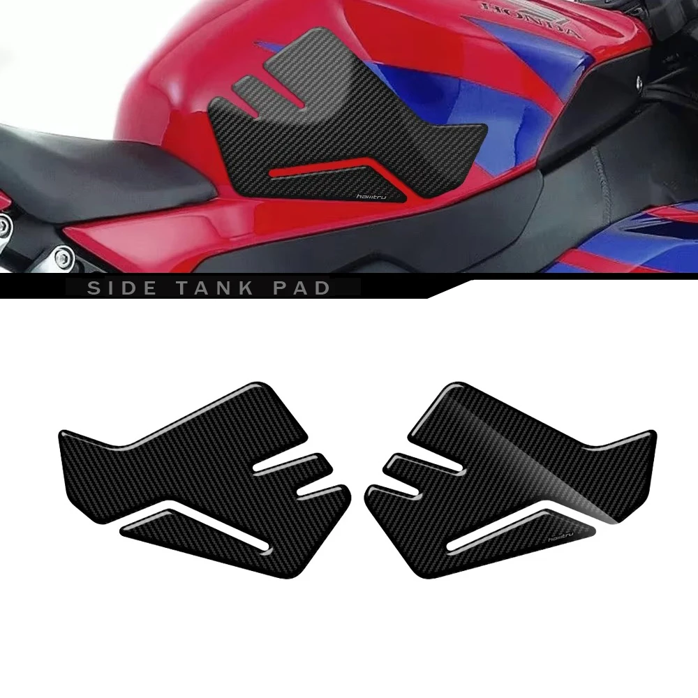 

Motorcycle Carbon Side Tank Pad Protection Knee Grip Traction for Honda CBR 1000RR 2004-2007