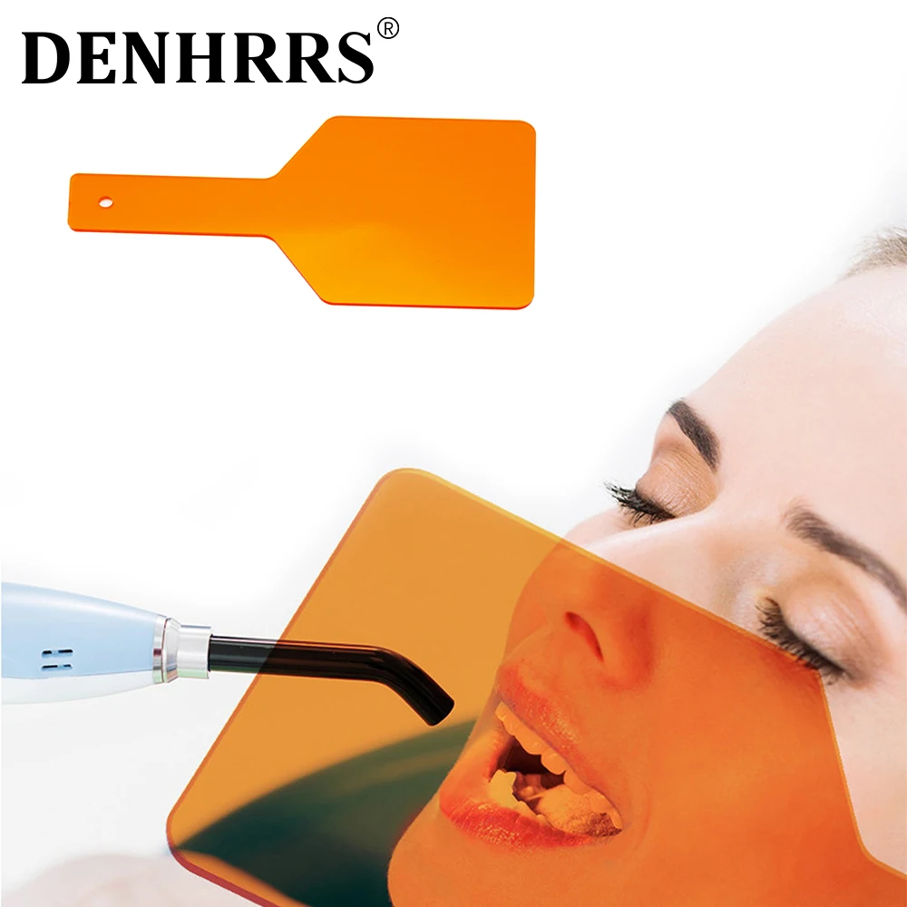 

Dental Shade Board Eye Protector Hand Held Shield Plate Light Curing Lamp Filter Dentist Tool Shield（DenHrrs Dental Store）