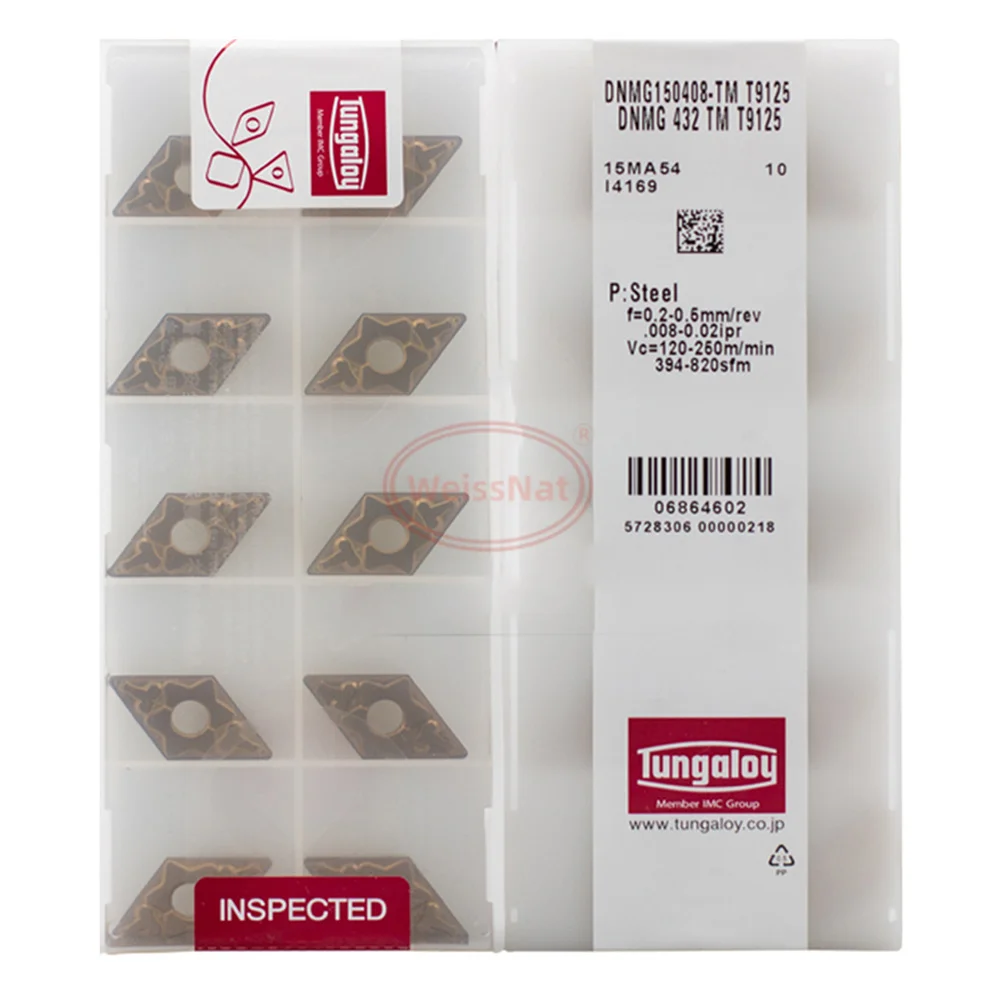 

TUNGALOY DNMG150412 DNMG150404 DNMG150408-TM T9115 T9125 Carbide Insert DNMG Inserts