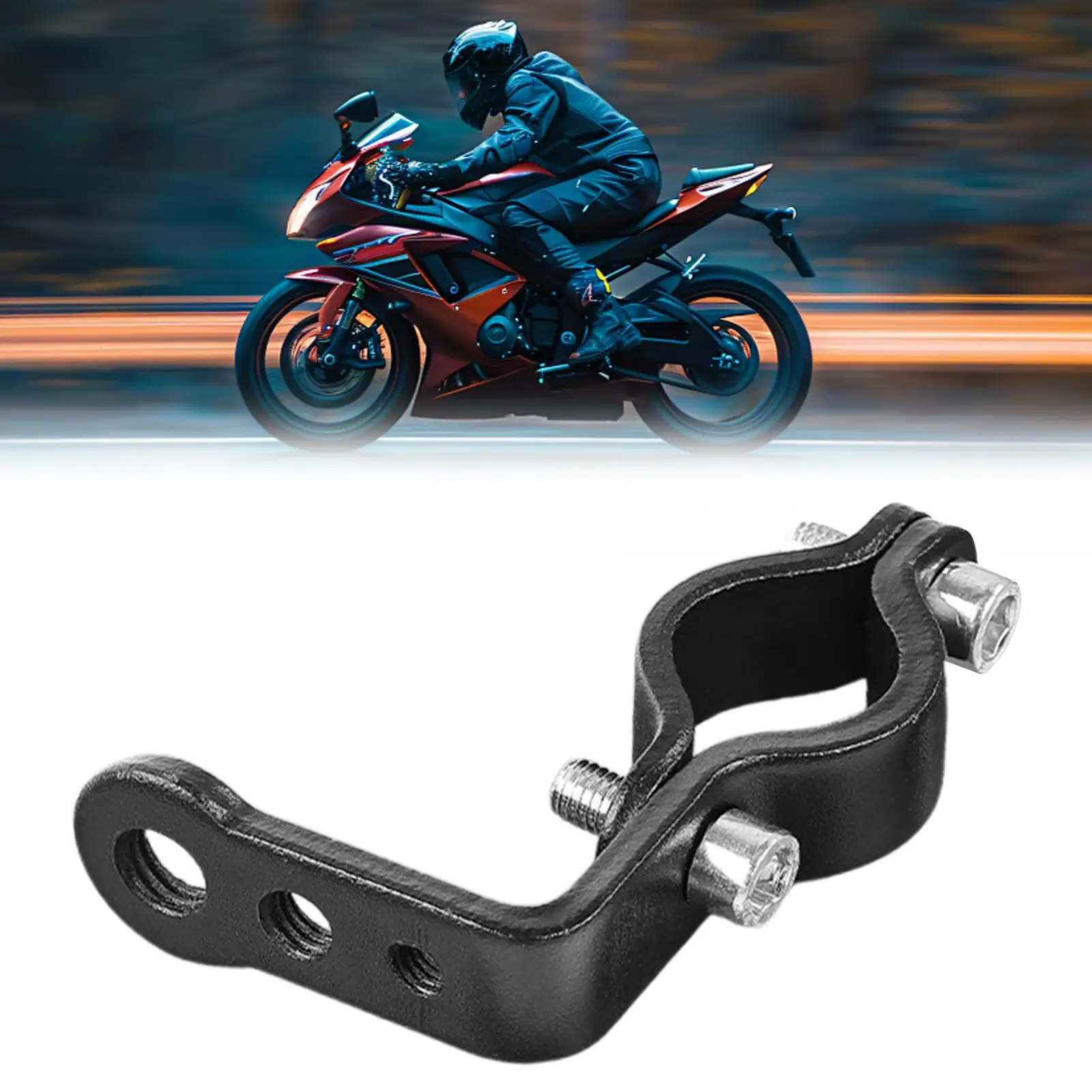 Motorcycle Mirror Mount Motorcycle Handlebar Accessories Motorbike Conversion Bracket For Headlight Phone Navigation Scooter