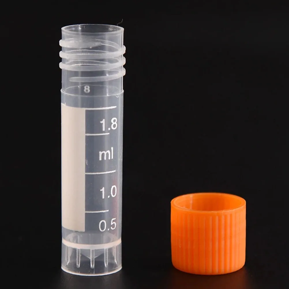 

Freezing Sample Tube Experiments Equipment Plastic Cryovial Tubes Liquid Supplies Container
