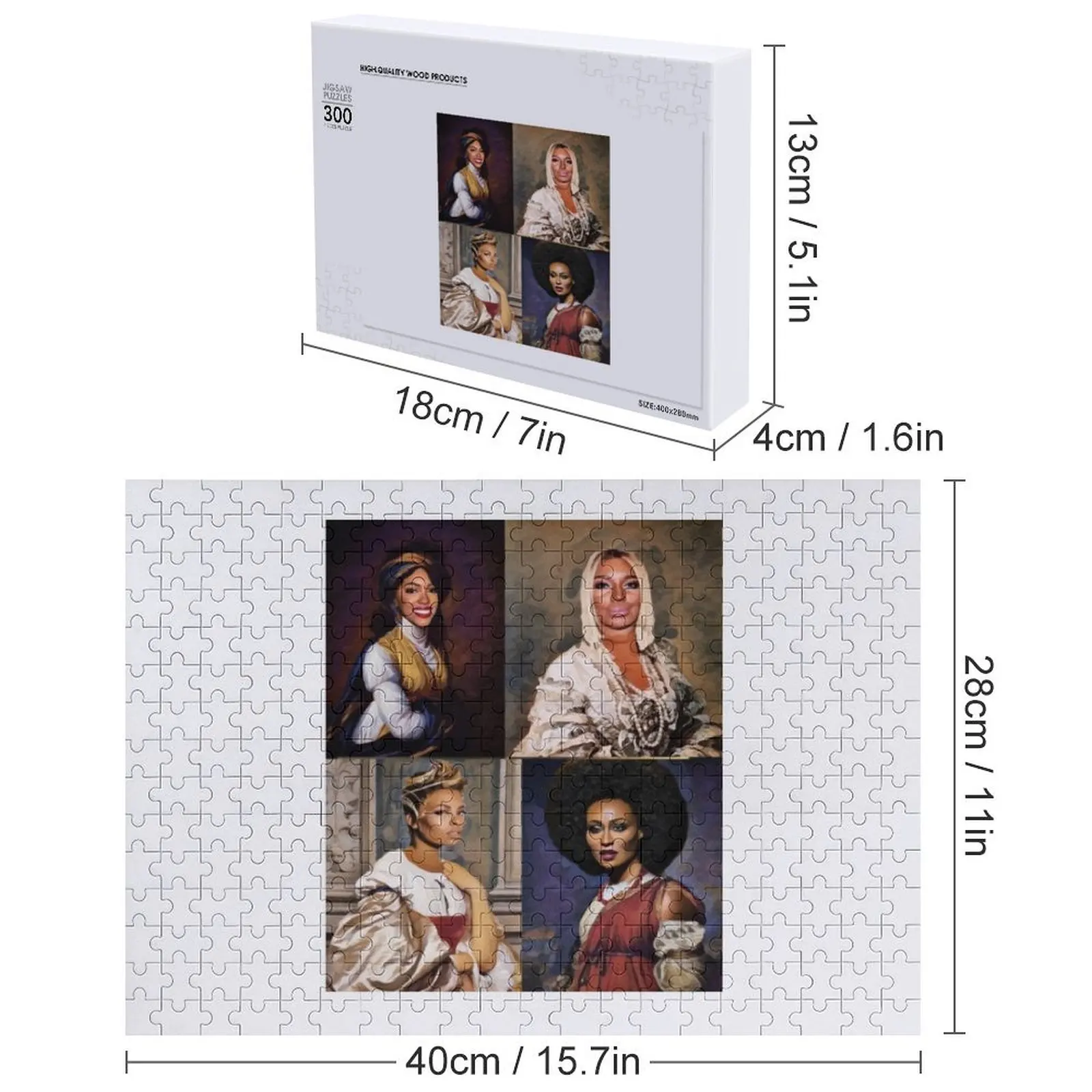 ربات البيوت الحقيقية من أتلانتا أحجية الصور المقطوعة على شكل حيوانات هدايا شخصية