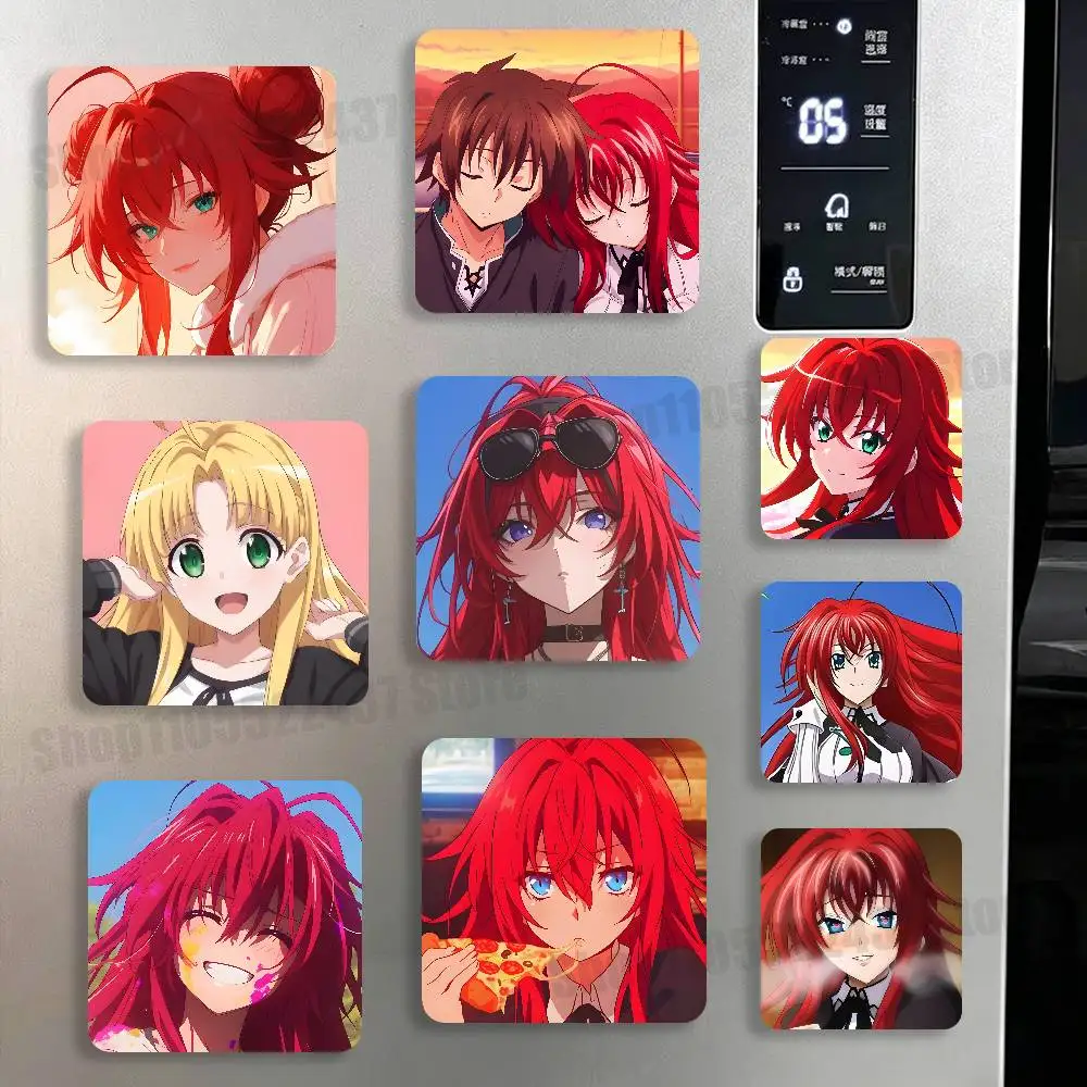 

Rias G-Gremory High School DxD Fridge Magnetic Magnet PVC Memorial Decor for Family Friends Students Adults