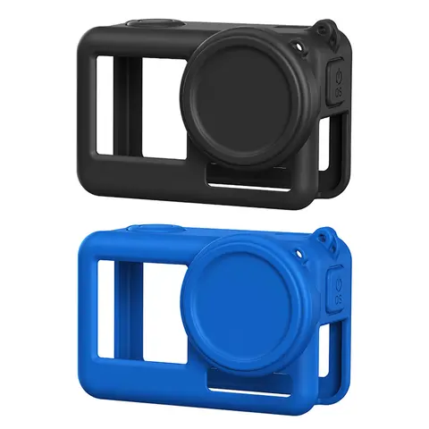 Silicone Full Protective Frame Case Anti-Scratch Camcorder Housing Case Quick Release for DJI Action 3 4 Camera Accessories
