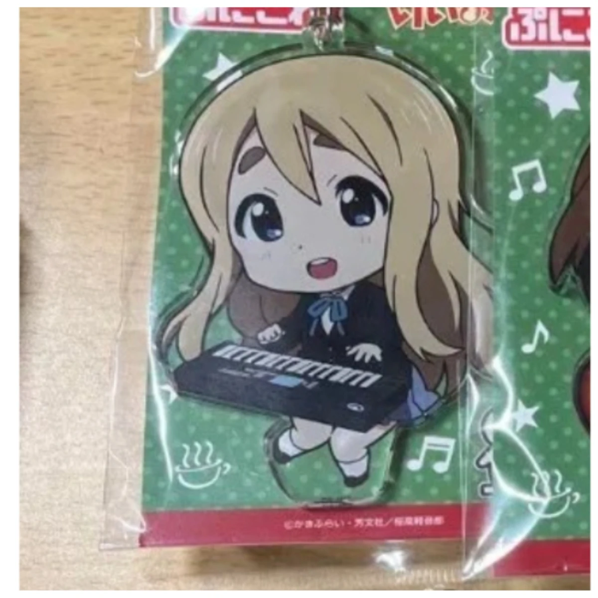 けいおんアニメキーホルダー秋山澪キーリング平沢唯天坂律バッグ