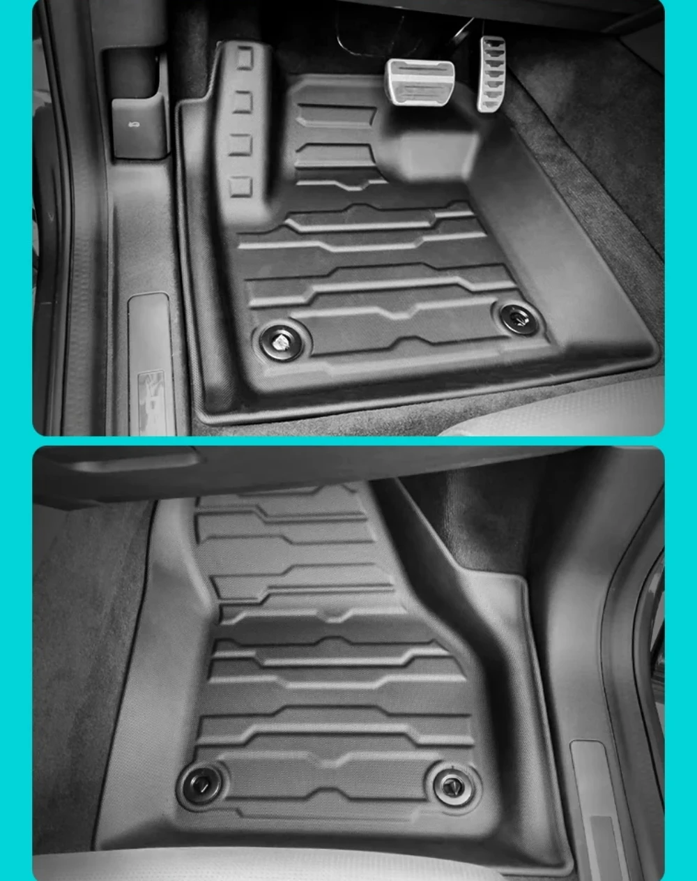 Für Land Rover Discovery Sport 2018-2026 TPE 3D-Fußmatten Kofferraum-Rückenlehnenpolster Wasserdichter Schutzfußmatten Linkslenker – Detail 2