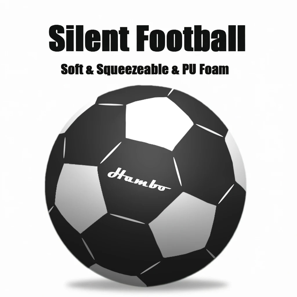 Football silencieux taille 3 # /5 # /7 #   Ballon de football en mousse silencieux d'intérieur, ballon rebondissant silencieux, ballon de basket-ball silencieux, cadeau pour garçons
