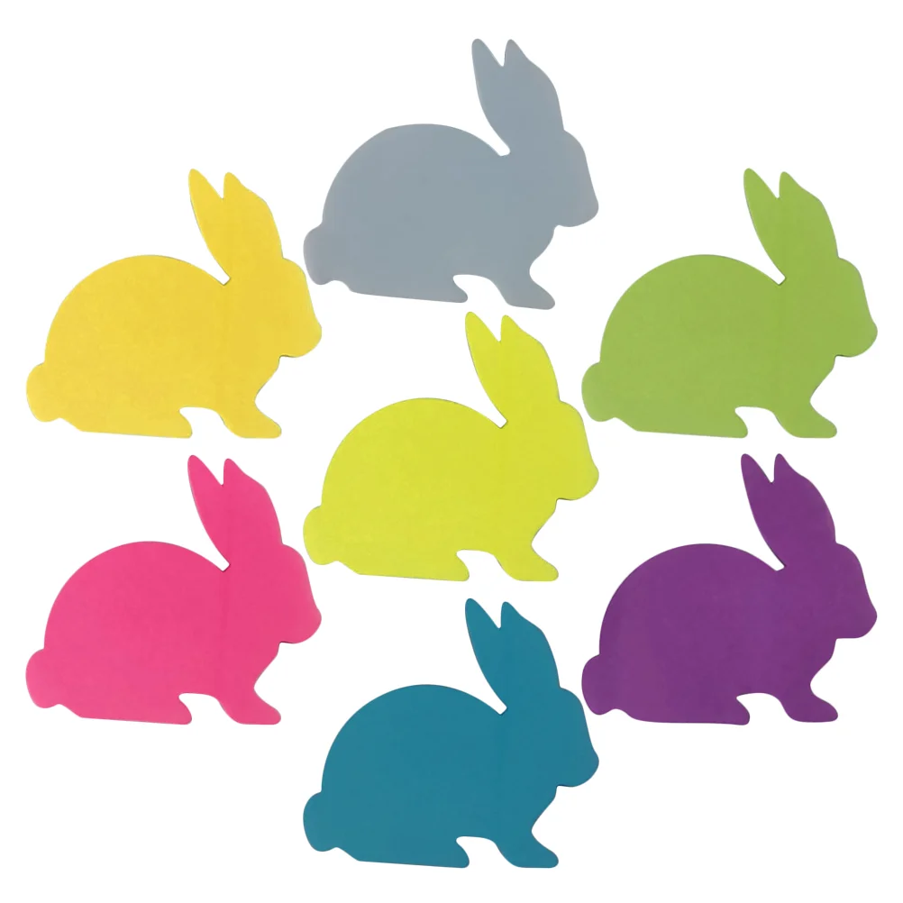 7 Books Little Bunny Notes Pad Rabbit Mini Easter Notepad for School Paper Student