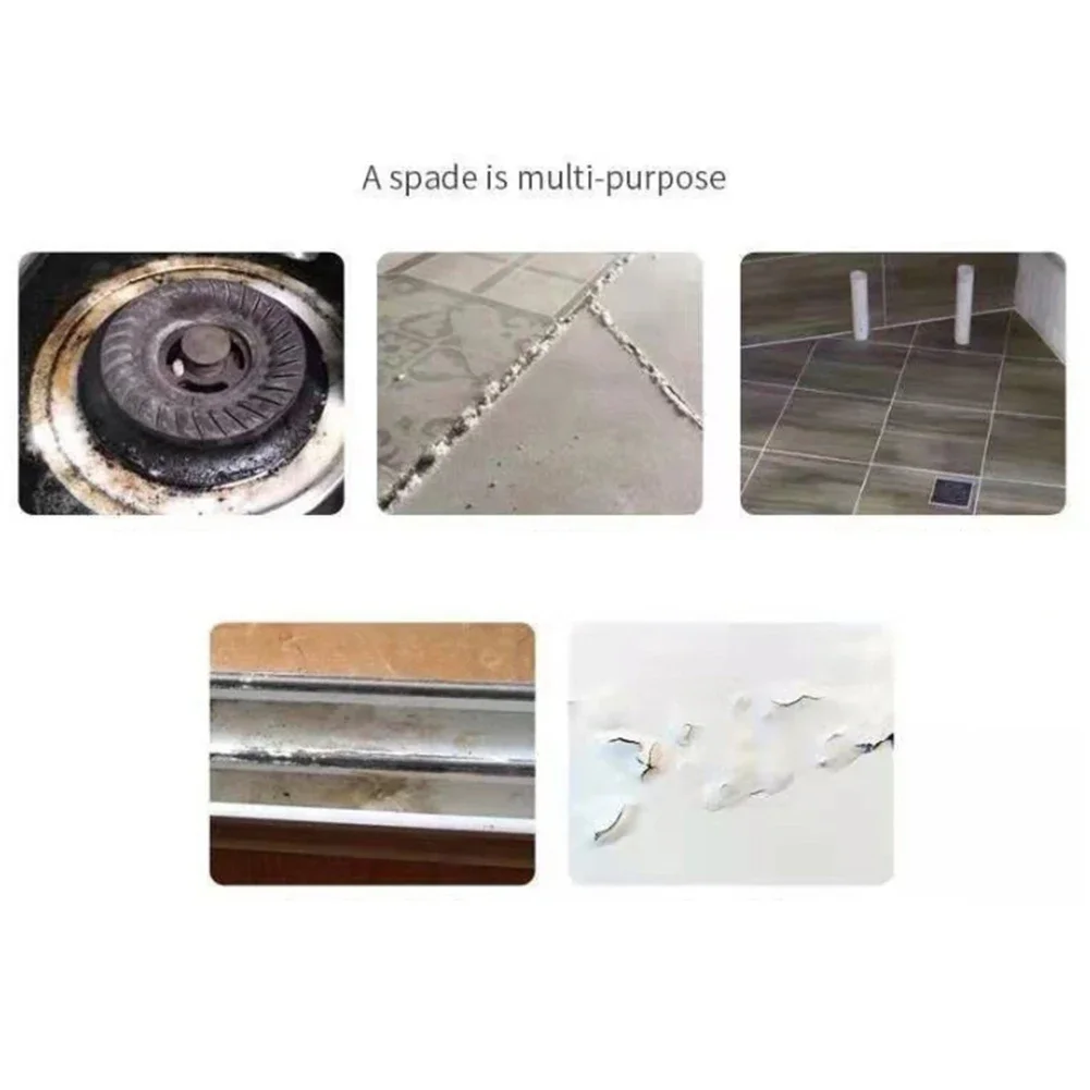 Per la pulizia della griglia Pala curva Raschietto Pala per pulizia Stucco Pulizia della casa Bordo raschiante smussato Pulizia efficiente