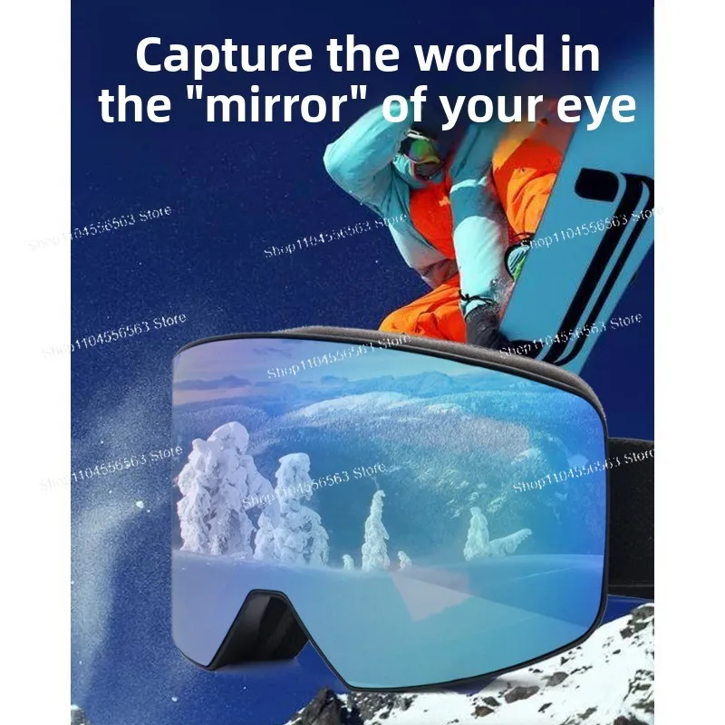 Cross-Border Ski Goggles - Dual-Layer Anti-Fog Sports Eyewear