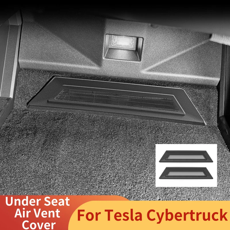 

Защитная крышка вентиляционного отверстия под сиденьем для Tesla Cybertruck 2024-2026, ABS, нижняя сетка для выхода кондиционера, автомобильные аксессуары