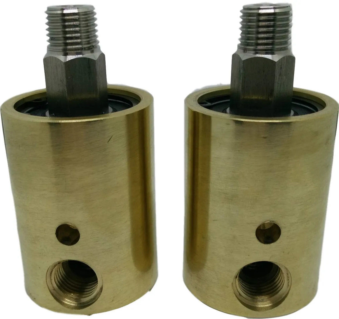 HD8 DN8 1/4 Inch Rotating 360 Rotary Joint Water Air Oil Swivel Coupling Spray Universal Connector Brass Rotation Union