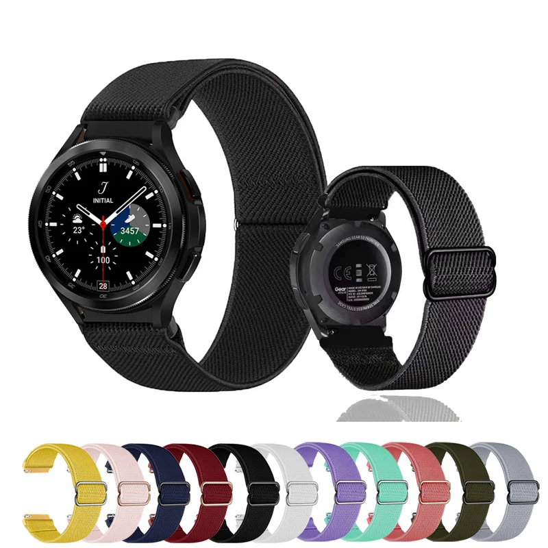 20 22มม.สายรัดข้อมือไนล่อนสำหรับ TicWatch Pro 3 GPS GTX E2 S2 Smart Watch สำหรับ Ticwatch GTH E3 E เข็มขัด