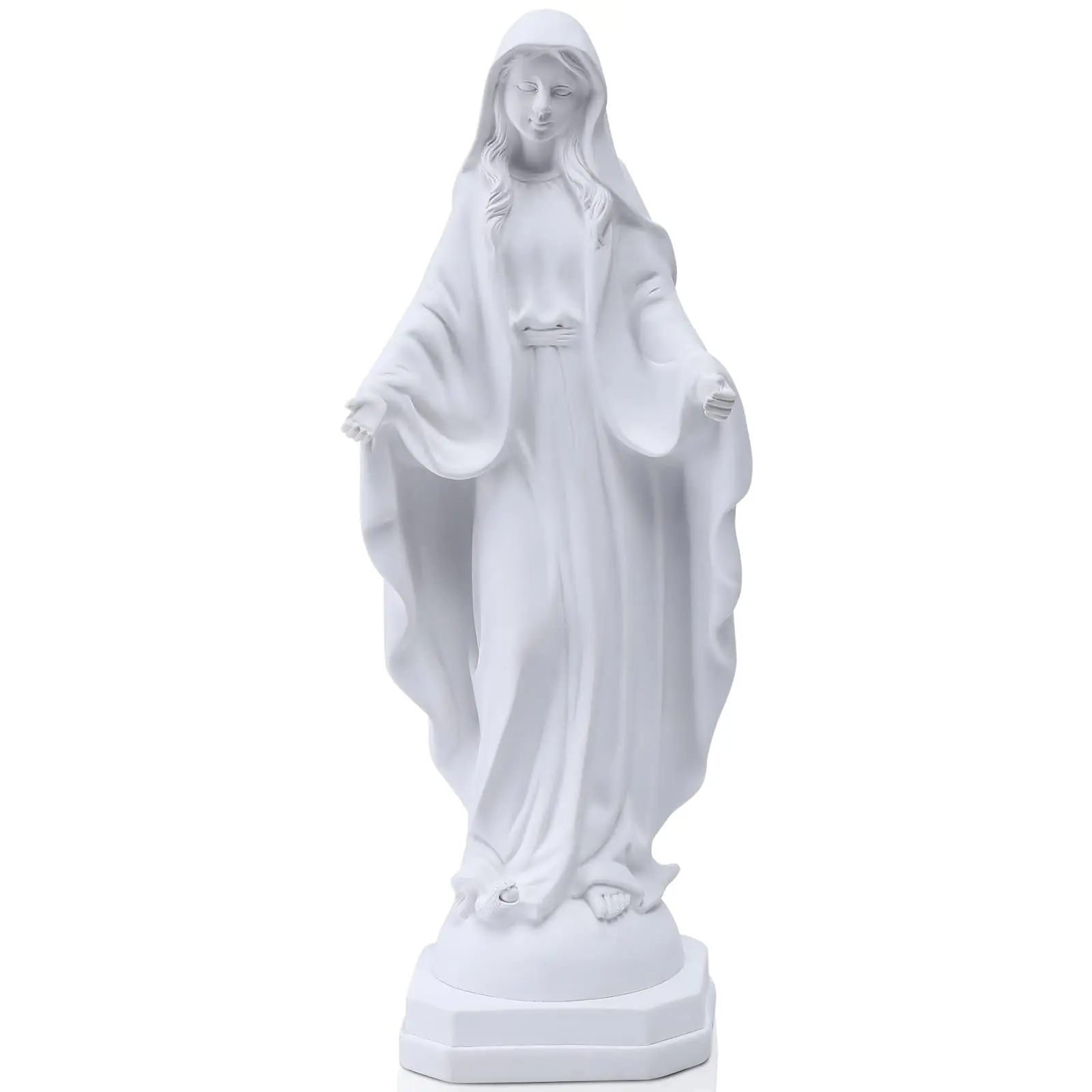 Imagem -05 - Estátua da Virgem Maria à Prova Dágua Abençoada Maria Estátua ao ar Livre Decoração Religiosa ao ar Livre Proteção Solar Marygarden Quintal ao ar Livre 12 Polegadas