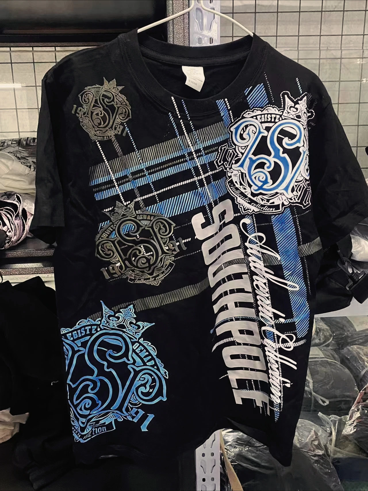 Y2K Southpole Long-Sleeved Tops New Man American Japanese Harajuku
