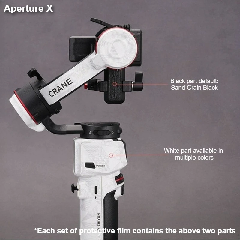 For ZHIYUN CRANE M3 Gimbal Phone Action Cam Handheld Stabilizer Sticker Decal Skin Vinyl Wrap Film Protective Sticker Coat CRANE